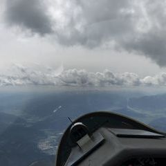 Flugwegposition um 13:25:01: Aufgenommen in der Nähe von Gemeinde Oberaich, 8600 Oberaich, Österreich in 2539 Meter